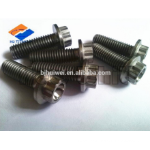 high quality titanium 12 point flange screw/bolt